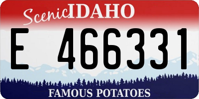 ID license plate E466331