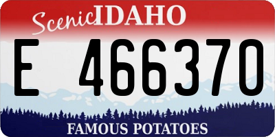 ID license plate E466370