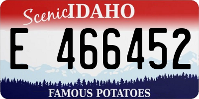 ID license plate E466452