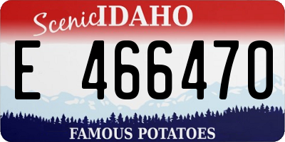 ID license plate E466470