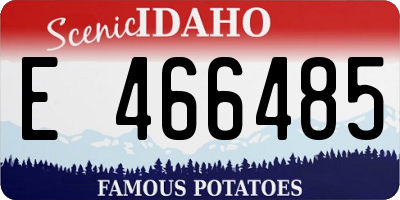 ID license plate E466485