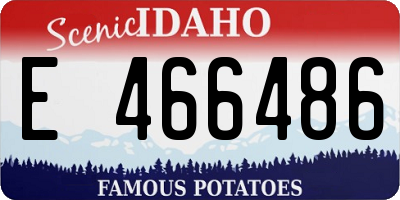 ID license plate E466486