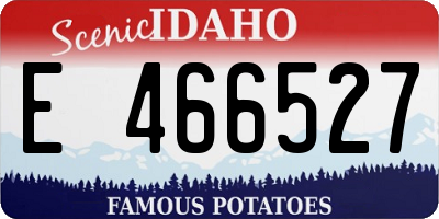 ID license plate E466527