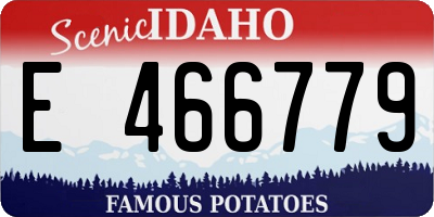 ID license plate E466779