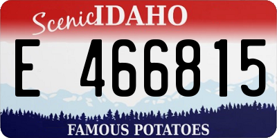ID license plate E466815