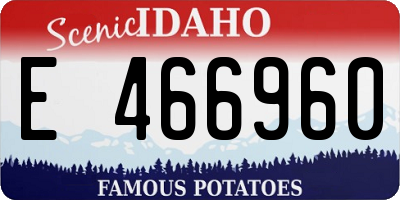 ID license plate E466960