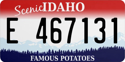 ID license plate E467131