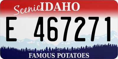 ID license plate E467271