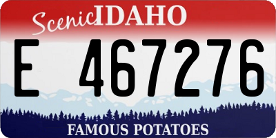 ID license plate E467276