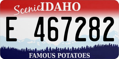 ID license plate E467282
