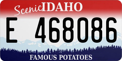 ID license plate E468086
