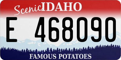 ID license plate E468090