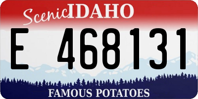 ID license plate E468131