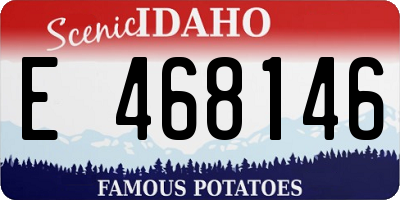 ID license plate E468146