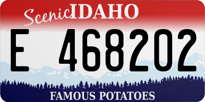 ID license plate E468202