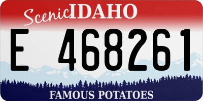 ID license plate E468261