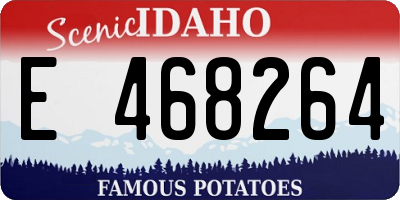 ID license plate E468264