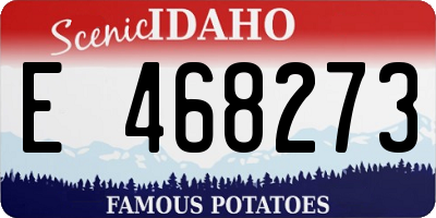 ID license plate E468273