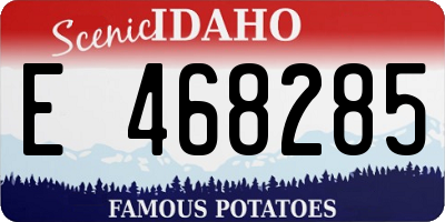 ID license plate E468285