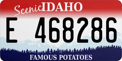 ID license plate E468286
