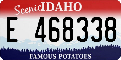 ID license plate E468338