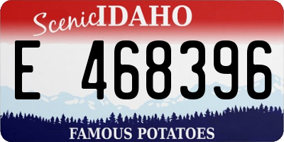 ID license plate E468396