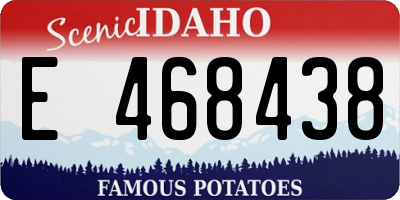 ID license plate E468438