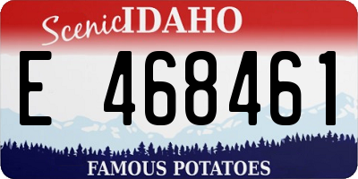 ID license plate E468461