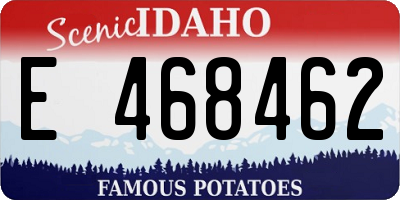 ID license plate E468462