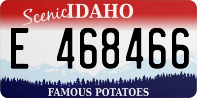 ID license plate E468466