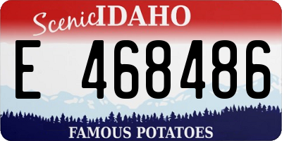 ID license plate E468486
