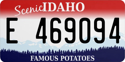 ID license plate E469094