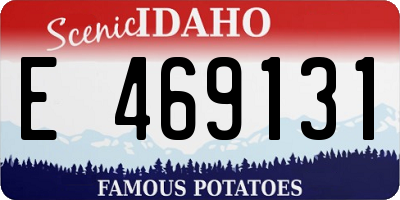 ID license plate E469131