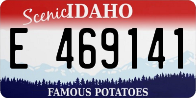 ID license plate E469141