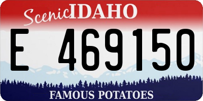 ID license plate E469150