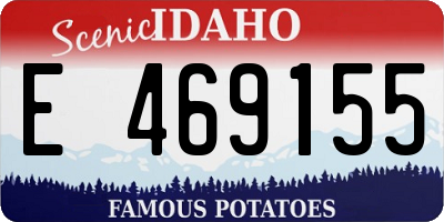 ID license plate E469155