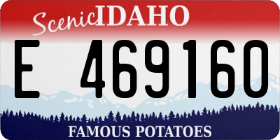 ID license plate E469160