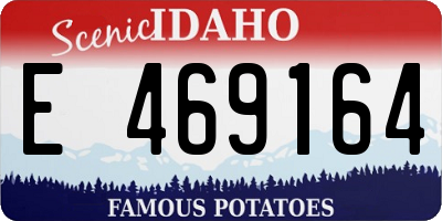 ID license plate E469164