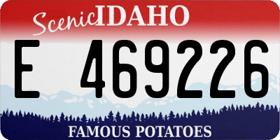 ID license plate E469226