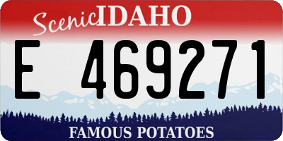 ID license plate E469271