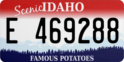 ID license plate E469288