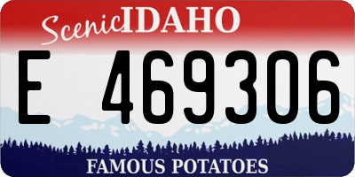 ID license plate E469306
