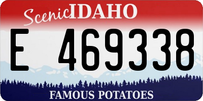 ID license plate E469338
