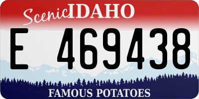 ID license plate E469438
