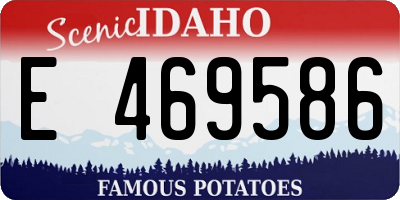 ID license plate E469586