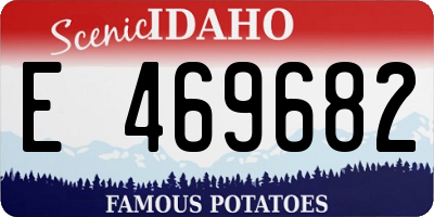 ID license plate E469682