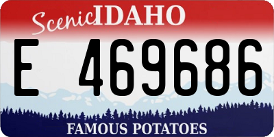 ID license plate E469686