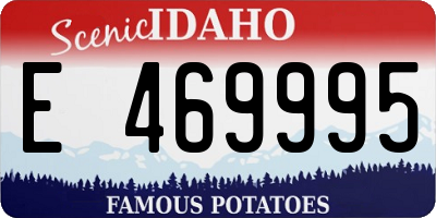 ID license plate E469995