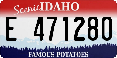 ID license plate E471280