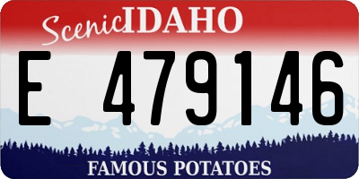 ID license plate E479146